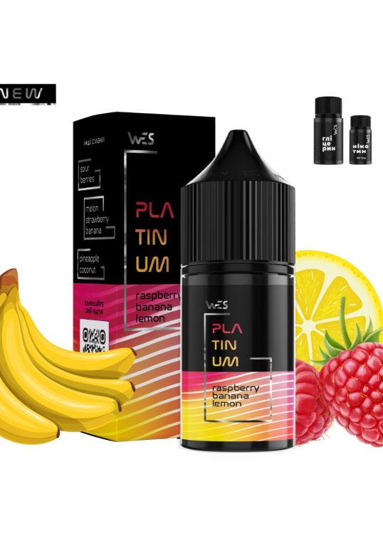 WES Platinum - Raspberry Banana Lemon 30 ml