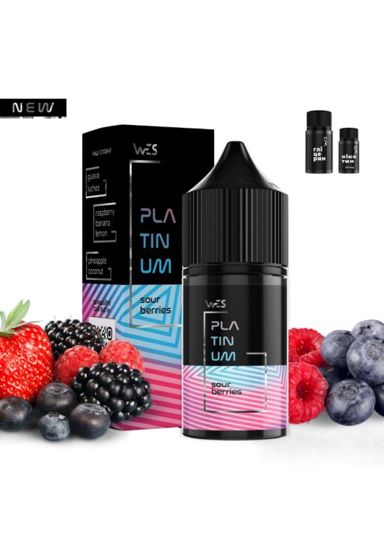 WES Platinum - Sour Berries 30 ml