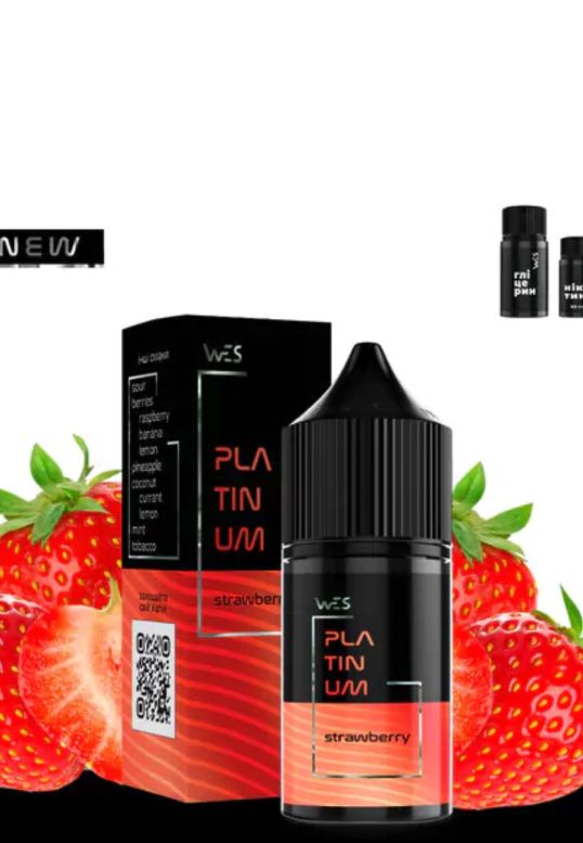 WES Platinum - Strawberry 30 ml