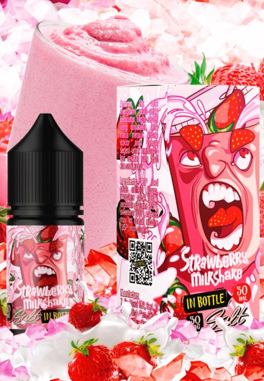 In Bottle- Strawberry Milkshake 30 ml