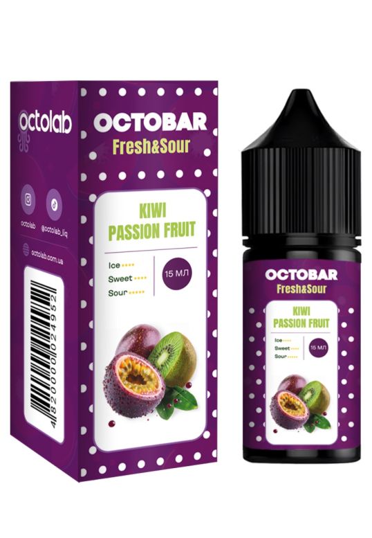 Octobar Fresh & Sour- Kiwi Passion Fruit 30 ml