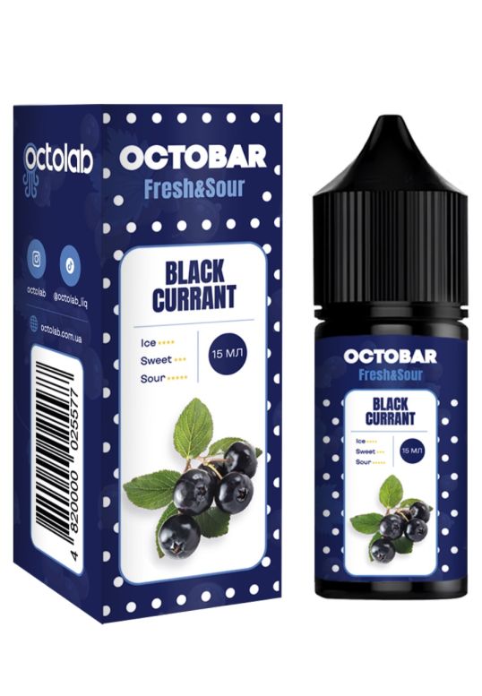 Octobar Fresh & Sour- Black Currant 30 ml