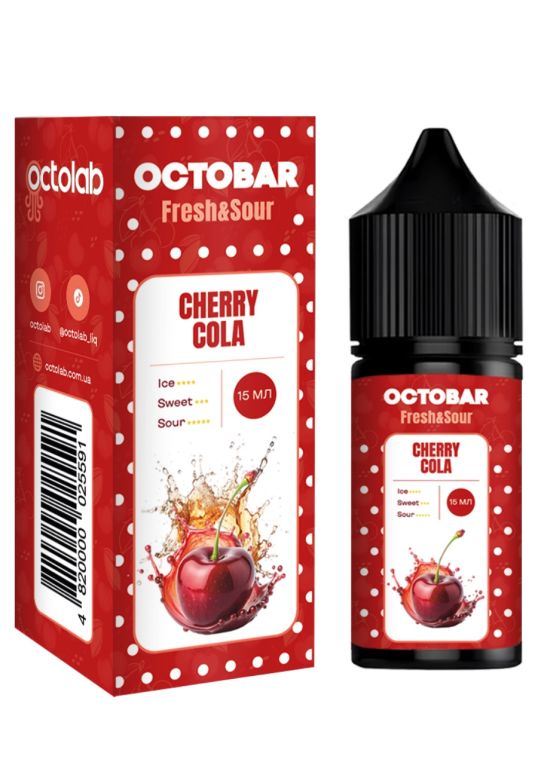Octobar Fresh & Sour- Cherry Cola 30 ml