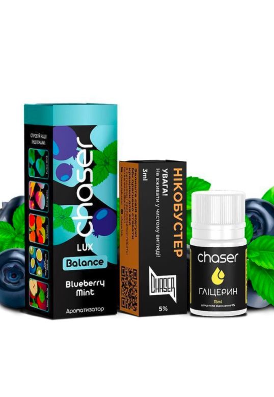 Chaser Lux - Blueberry Mint 30 ml.