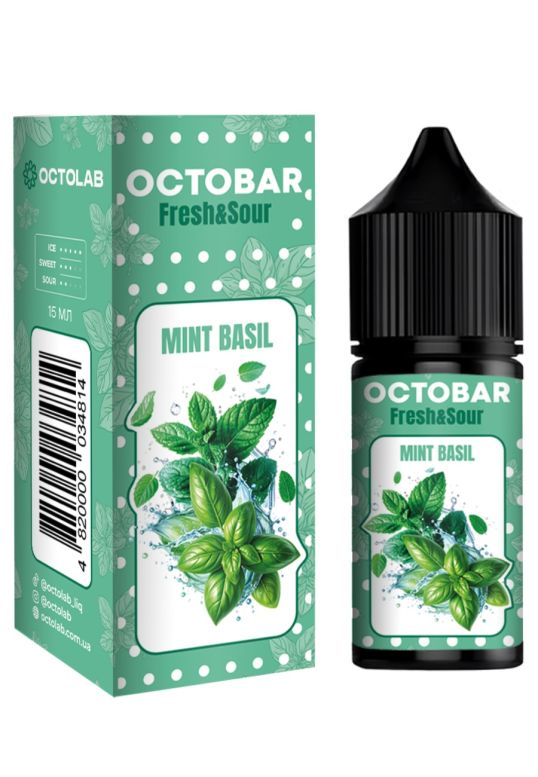 Octobar Fresh & Sour- Mint Basil 30 ml