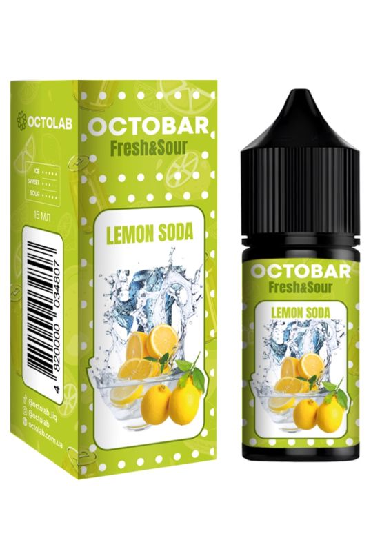 Octobar Fresh & Sour- Lemon Soda 30 ml