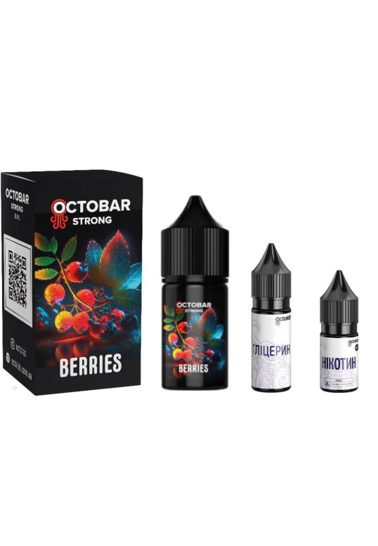 Octobar Strong - Berries 30 ml.