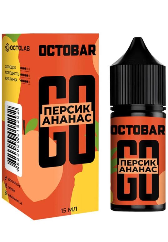 Octobar Go - Персик Ананас 30 ml